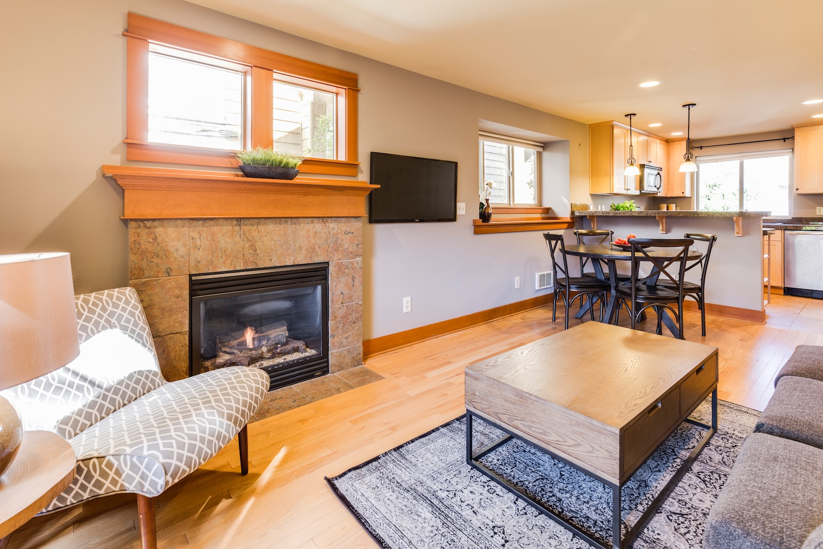 creating a cozy farmhouse fireplace